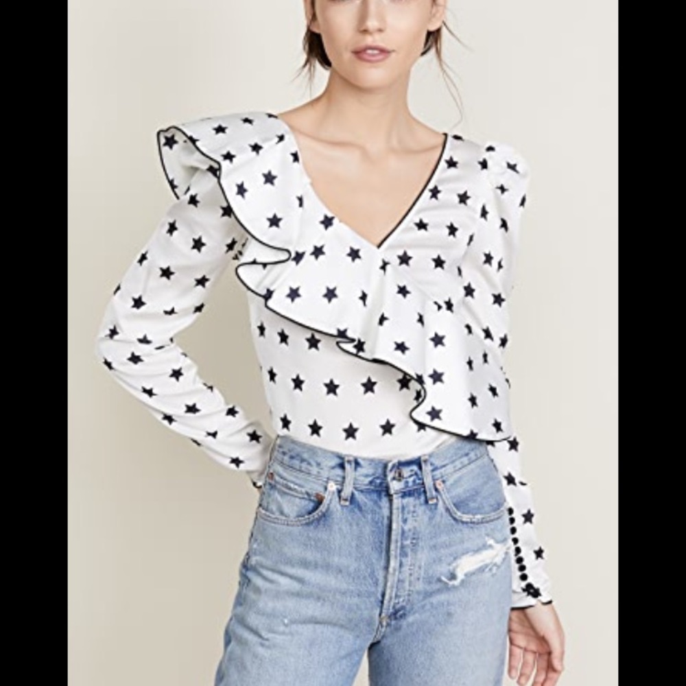 Self Portrait Stars Top